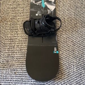 Burton custom twin with burton cartel bindings